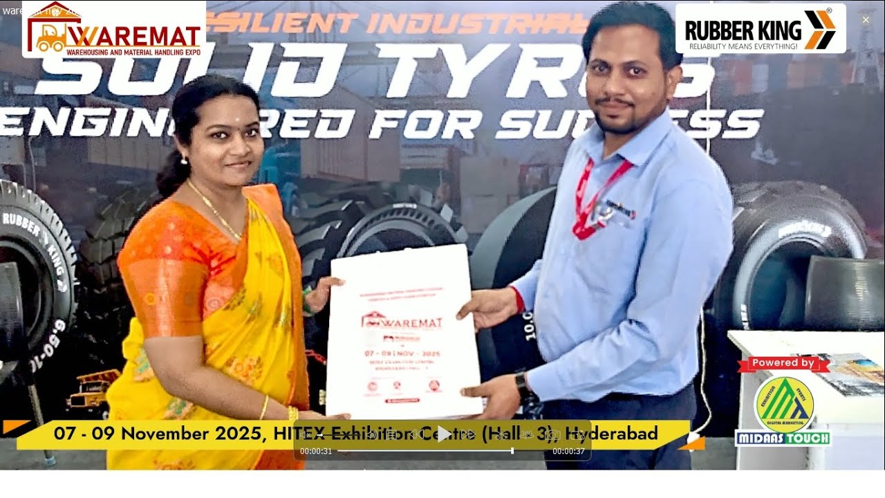 Rubber King at WAREMAT 2025 | Warehouse & Material Handling Innovations India